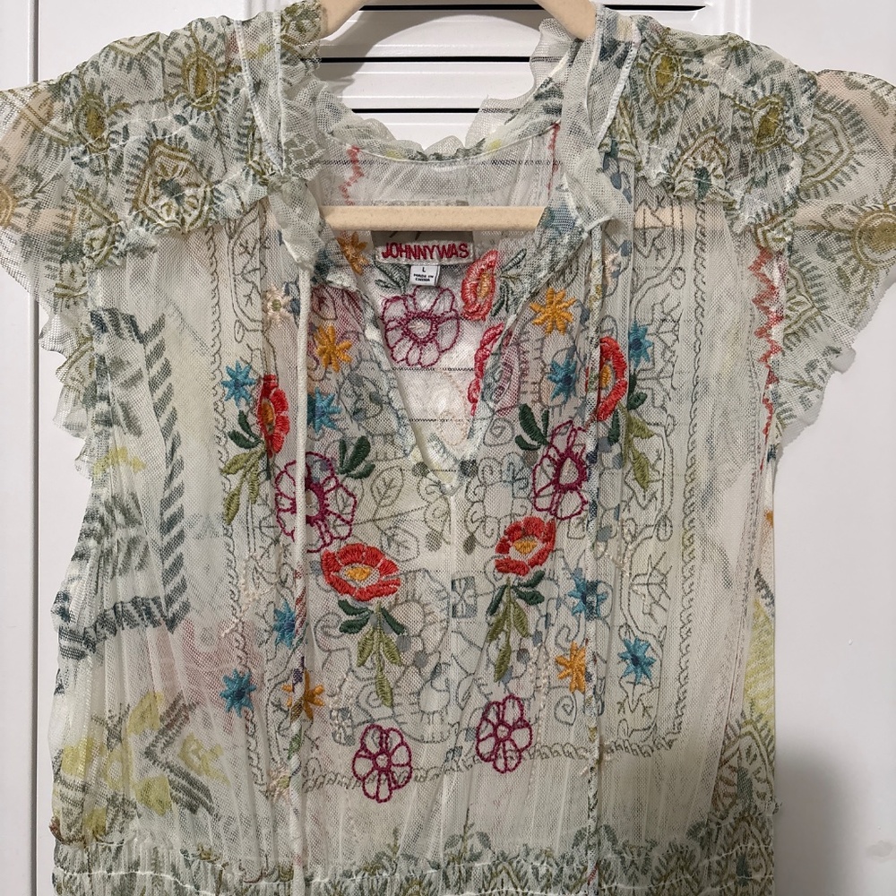Johnny Was Embroidered Dress - Picture 4 of 7